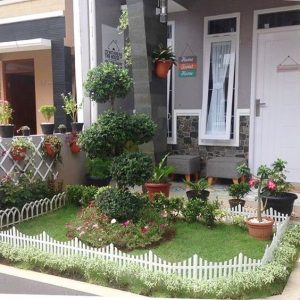 desain teras rumah depan