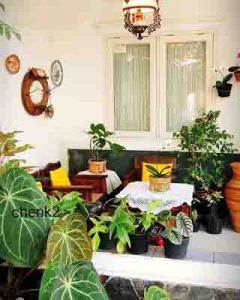 desain teras rumah depan