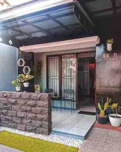 desain teras rumah depan