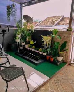desain teras rumah depan